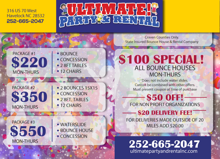 Flyer-ultimate-rental-party-specials