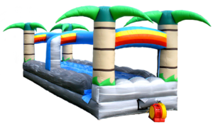 Slip and slide inflatable water feature play rental, Ultimate Party and Rental, Havelock, NC