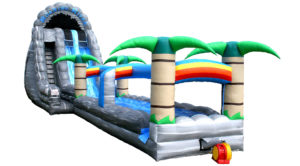 Roaring River 27 foot inflatable water slide available at Ultimate Party Rental NC Havelock, Morehead City, New Bern, Jacksonville, Beaufort